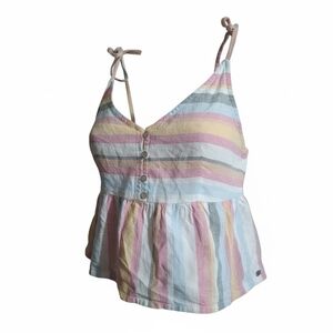 Roxy Pastel Striped Camisole Top